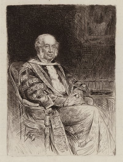苏格兰大法官约翰-英格利斯（John Inglis of Glencorse）（雕刻 作者 威廉·布拉西 (后) 霍尔