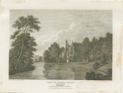 Burton-upon-Trent - Manor House: engraving, nd [c 1812] (print) 作者 威廉·卡特