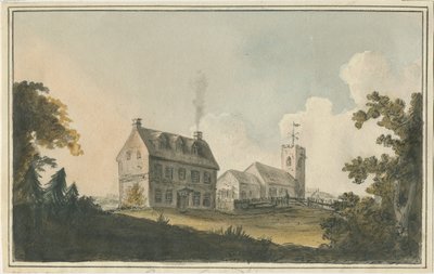 Edingale教堂：水彩画，nd [c 1790] 作者 威廉·卡特