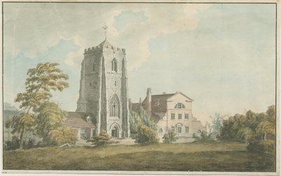 Ranton Abbey [Priory]：水彩画，nd [18世纪末] 作者 威廉·卡特
