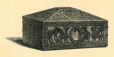棺材，c1180-1200，1881年。 作者 威廉·卡特利