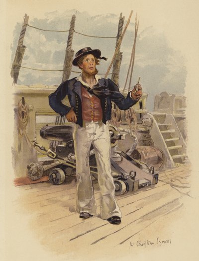 Boatswain，约1820年 作者 威廉·克里斯蒂安·西蒙斯