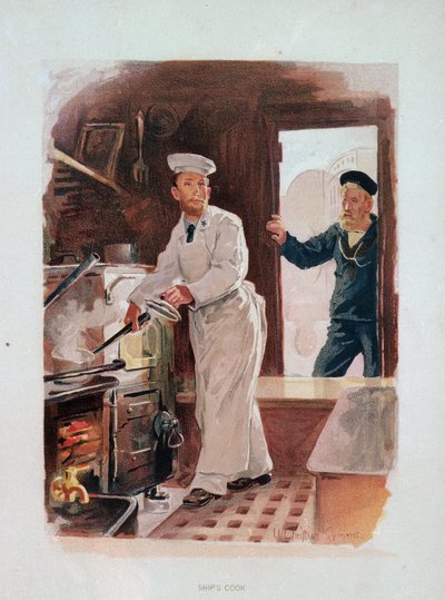 船上厨师 作者 威廉·克里斯蒂安·西蒙斯