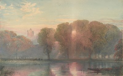 来自达切的温莎，1870-78。 作者 威廉·科林伍德·史密斯