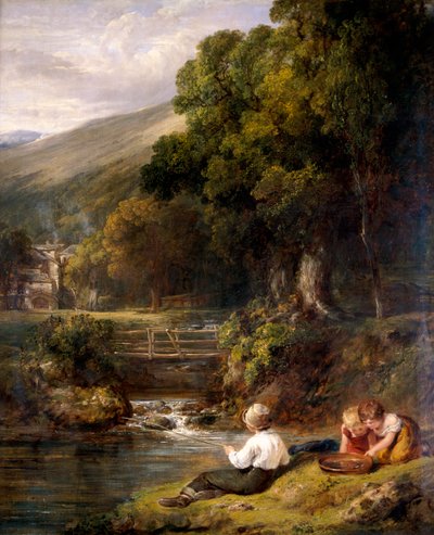 Borrowdale"，坎布里亚，1821年 作者 威廉·柯林斯