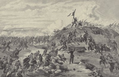 1855年9月8日法国塞瓦斯托波尔围攻夺取马拉科夫堡垒 作者 威廉·克里米亚·辛普森