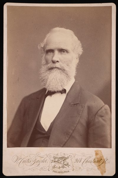 Garland Carr Broadhead 1827-1912年的肖像，1884年以前。 作者 威廉·柯蒂斯·泰勒