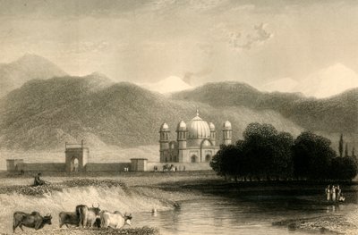 1835年在罗希尔坎德的努吉巴巴德。 作者 威廉·丹尼尔
