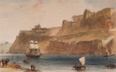 春纳尔·古尔（Chunar Gur），c1786-1791，1935年 作者 William Daniell
