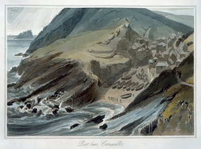 康沃尔郡卢伊港》，1814-1825年 作者 威廉·丹尼尔