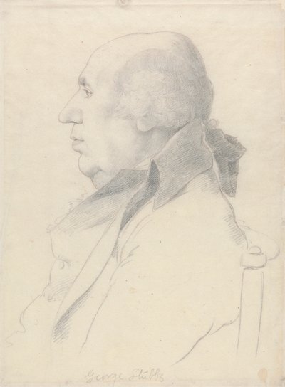 Portrait of George Stubbs 作者 威廉·丹尼尔