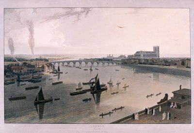 从萨默塞特宫看伦敦，1805年 作者 威廉·丹尼尔