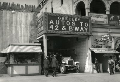 Greeley Autos to 42 und B&39;Way，c.1910-21 作者 威廉·戴维斯·哈斯勒