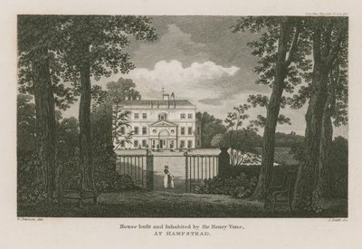 在汉普斯特德（Hampstead）由亨利·凡恩爵士（Sir Henry Vane）建造和居住 作者 威廉·戴维森