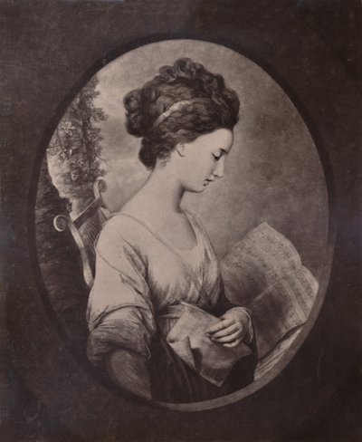伊丽莎白·史蒂芬森（Elizabeth Stephenson）小姐，其后的麦克斯伯勒伯爵夫人（Countess Countess），1894年18世纪后期 作者 威廉·迪金森