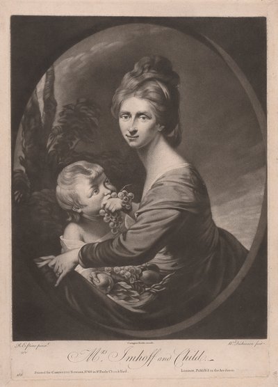 伊姆霍夫夫人和孩子 作者 William Dickinson