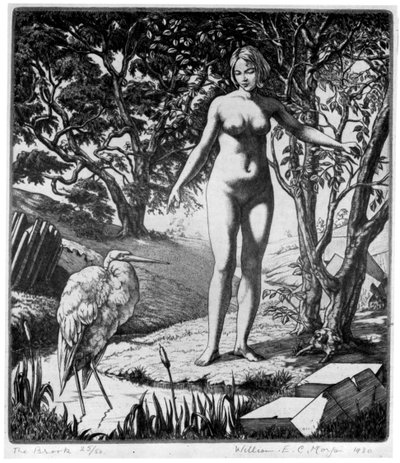 小溪》，1930年。 作者 威廉·EC·摩根