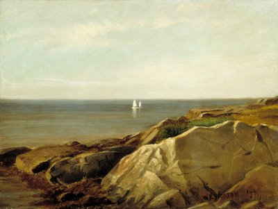 缅因州海岸，1875年。 作者 威廉·E·诺顿