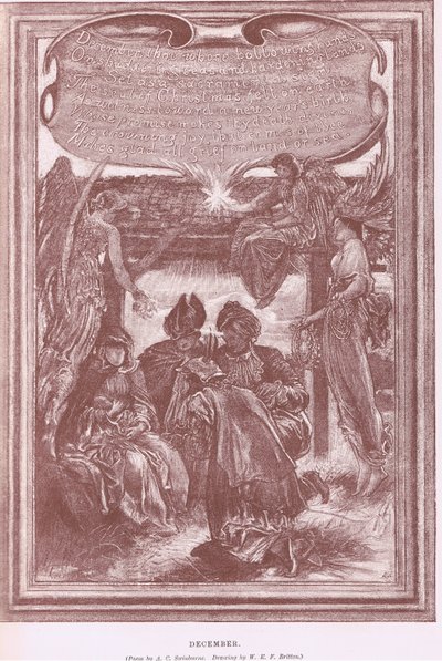 12月，来自《艺术杂志》1893年，Cassell和公司 作者 威廉·爱德华·弗兰克·布里顿