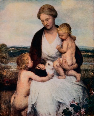 我的思想是我的孩子，c1900，1912年 作者 威廉·爱德华·斯托特