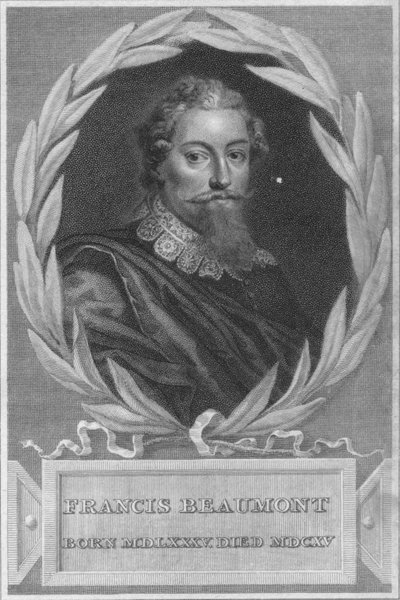 弗朗西斯·博蒙特（Francis Beaumont）。 作者 威廉·埃文斯