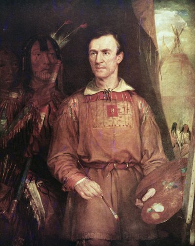 乔治-卡特林（1798-1872） 1849（布面油画 作者 威廉·菲斯克