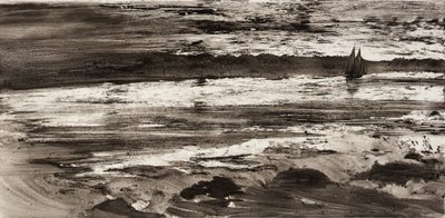 海岸日落 作者 威廉福勒霍普森