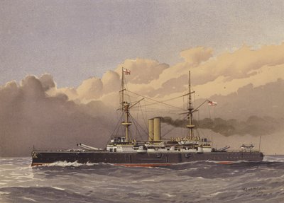 HMS Royal Sovereign，一等战舰 作者 William Frederick Mitchell