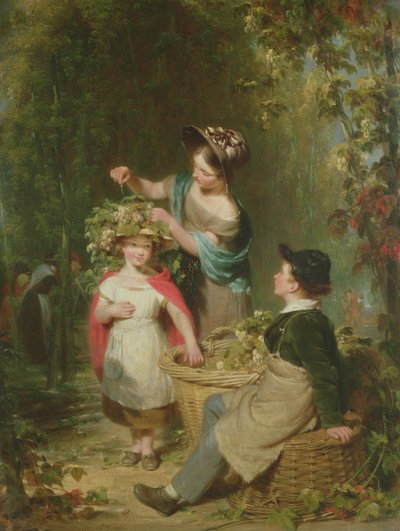 Hop花环，1834年 作者 威廉·弗雷德里克·威瑟灵顿