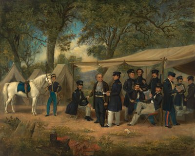 扎卡里-泰勒在胡桃泉，1847年。 作者 威廉·加尔·布朗