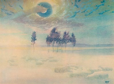 十月雾，c1920，1928年 作者 威廉·吉尔斯