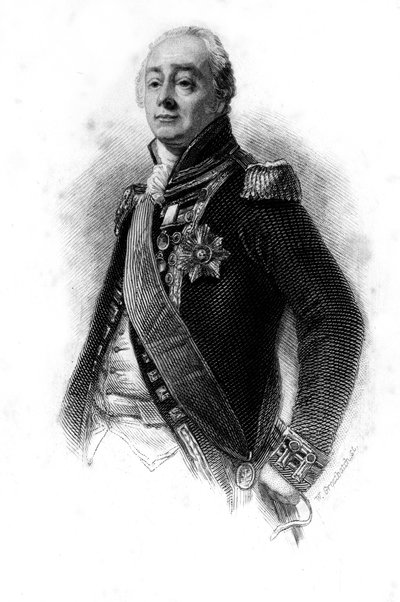 詹姆斯·索马里兹（James Saumarez）1759-1836，索马里兹男爵1st，1837年。 作者 威廉·格特巴赫