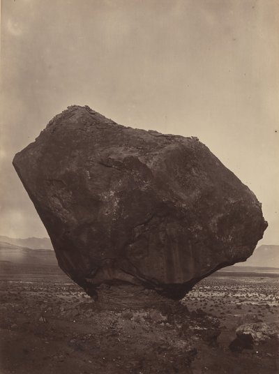 栖息的岩石，洛克尔溪，亚利桑那州，1872年。 作者 威廉·贝尔