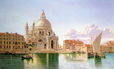 威尼斯圣玛丽亚德拉萨鲁特风景（布面油画） 作者 威廉·H·伯内特