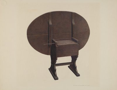 餐桌, 19351942. 作者 威廉·H·爱德华兹
