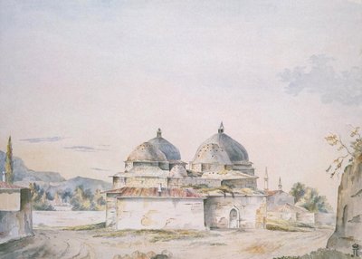 巴赫奇萨赖（Bakhchisaray）浴场，1787年 作者 威廉·哈德菲尔德