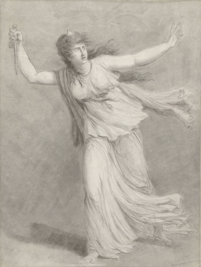 剧作家莎拉-西顿斯（Sarah Siddons）饰演尤菲莉亚 作者 威廉·汉密尔顿