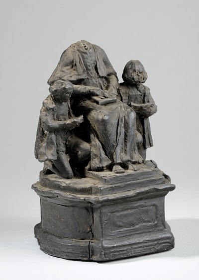 约翰·科莱特（John Colet）纪念碑的马凯特（Maquette） 作者 威廉·哈莫·桑尼克罗夫特
