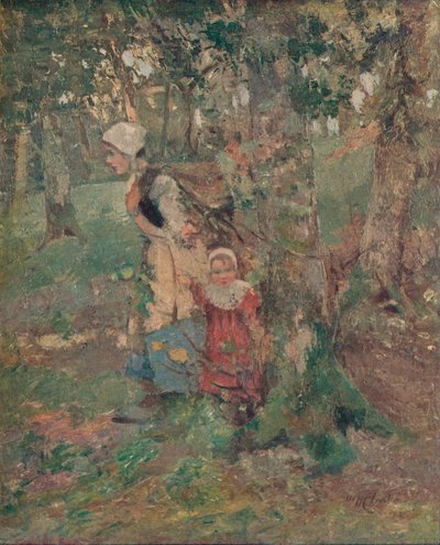 木头的边缘，c1916 作者 威廉·汉娜·克拉克