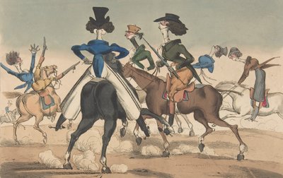 1819年1月21日，烂尾楼的丹尼斯人。 作者 威廉·希思