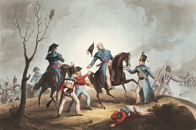 1809年1月17日约翰摩尔爵士（1761-1809）的死亡，来自1899年至1815年的“英国和她的盟友的军事成就”，詹姆斯詹金斯，托马斯萨瑟兰（1785年）博士 作者 William Heath