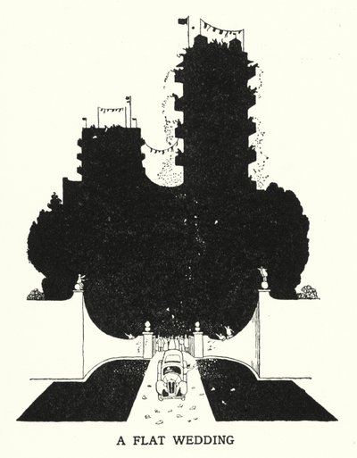 扁平婚礼（石版画） 作者 威廉·希思·罗宾逊
