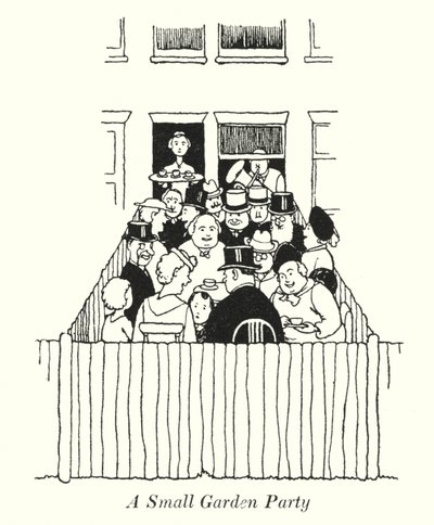 A Small Garden Party (litho) 作者 威廉·希思·罗宾逊