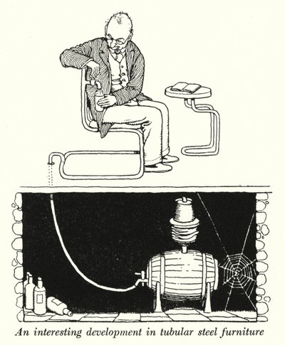 An interesting development in tubular steel furniture (litho) 作者 威廉·希思·罗宾逊