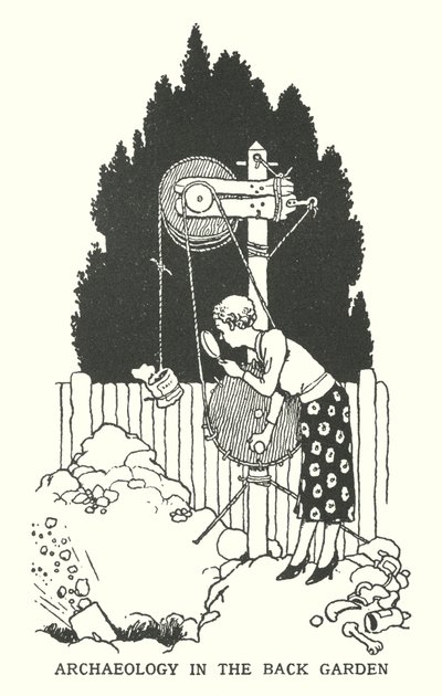 后花园里的考古学（石膏版 作者 威廉·希思·罗宾逊