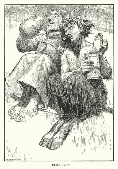 约翰神父（石版画） 作者 威廉·希思·罗宾逊