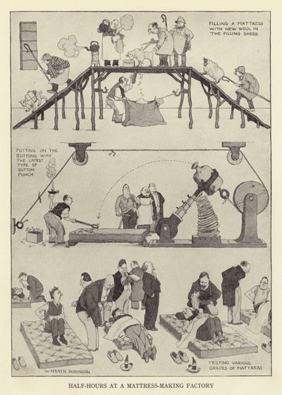 在Mattress制造工厂工作半小时 作者 威廉·希思·罗宾逊