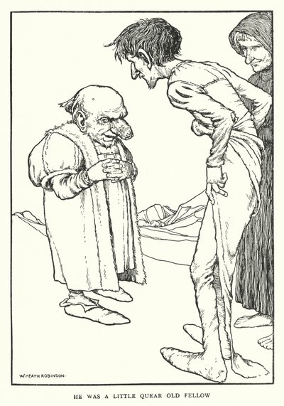 He was a little quear old fellow (litho) 作者 威廉·希思·罗宾逊