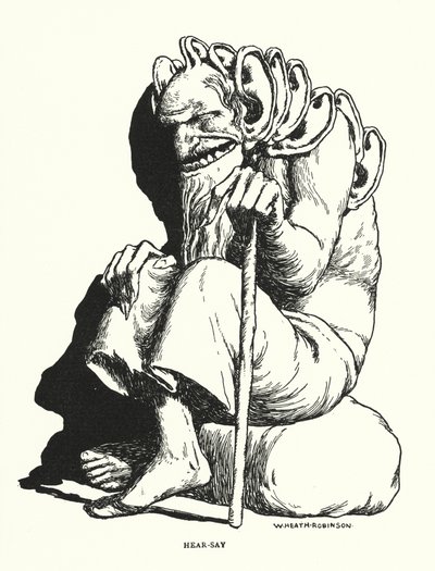 Hear-say (litho) 作者 威廉·希思·罗宾逊