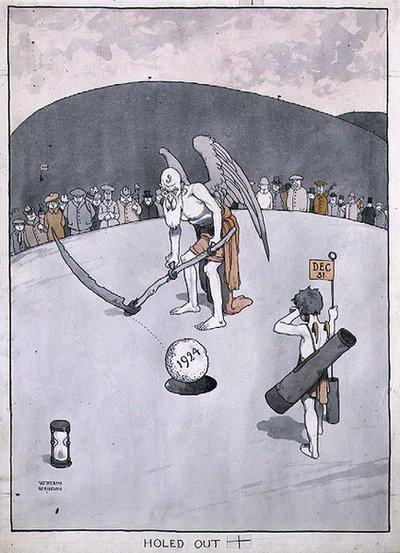 "HOLED OUT"，《旁观者》中的一幅插图 作者 威廉·希思·罗宾逊